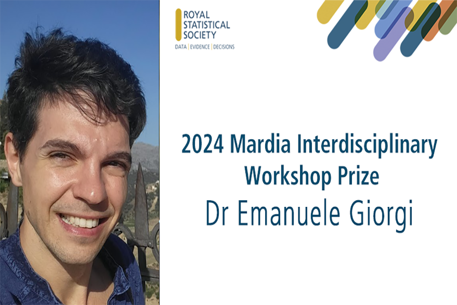 2024 Mardia Prize goes to Dr Emanuele Giorgi