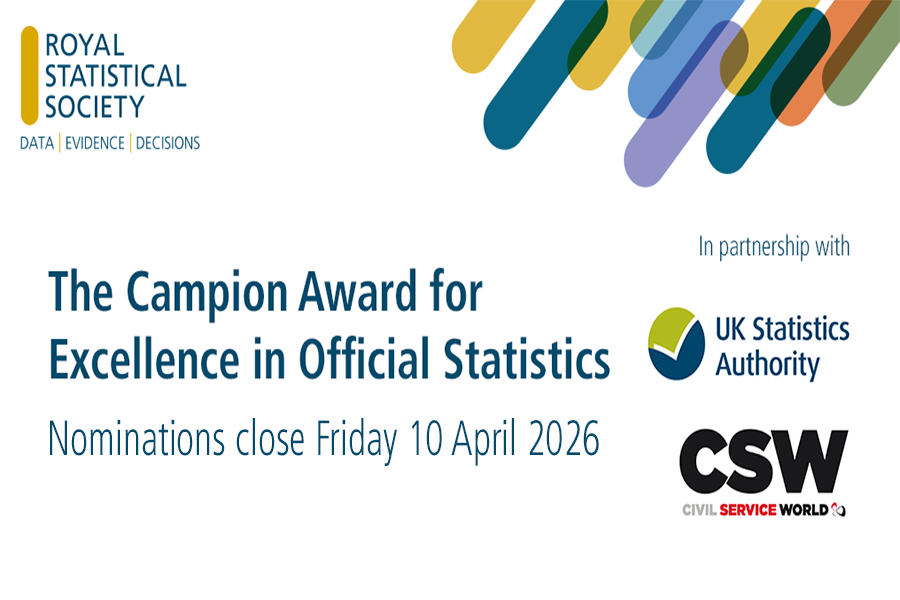 Excellence in official statistics award now open for entries 