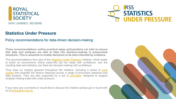 stats under pressure policy recommendations