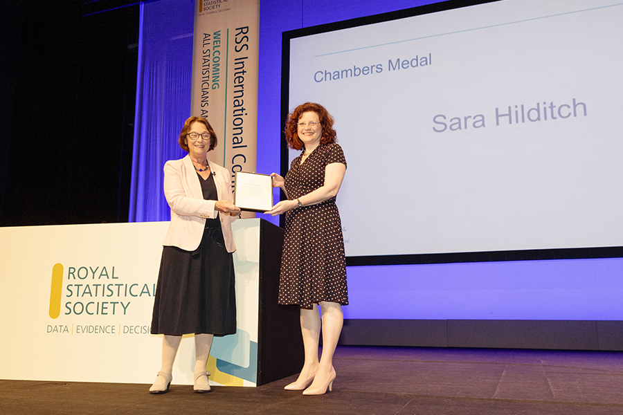 Chambers medallist Sara Hilditch