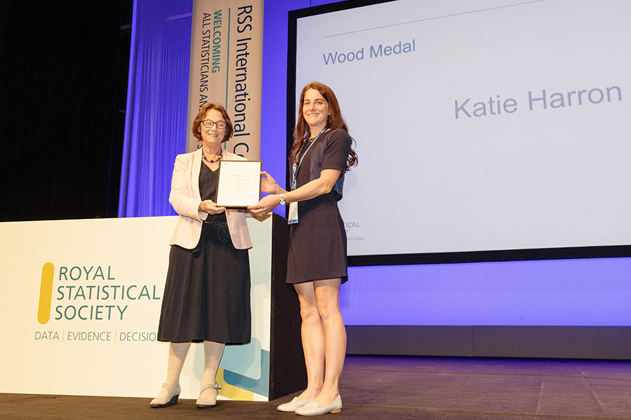 Wood Medal winner Katie Harron