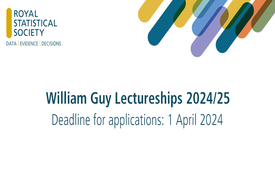 Can you inspire the next generation of statisticians? William Guy Lectureship 2024/25 open for appli
